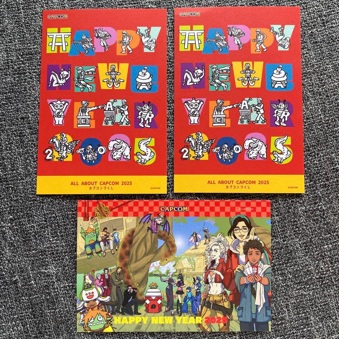 カプコン モンスターハンター ワイルズ 特典ポストカード 年賀状