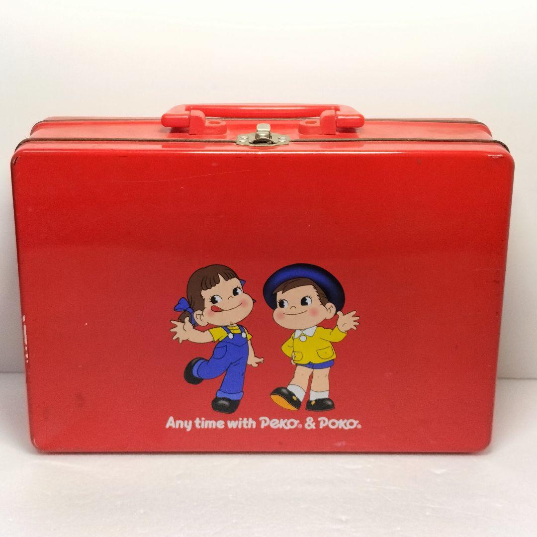 当時物 ペコちゃん 缶バッグ 不二家 レトロ - メルカリ
