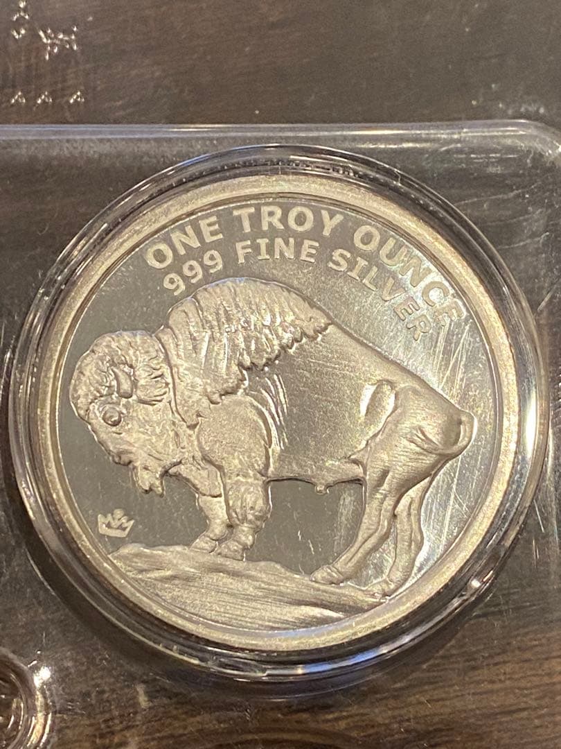 アメリカ 「バッファロー・インディアン」 純銀 1オンス銀貨 - メルカリ