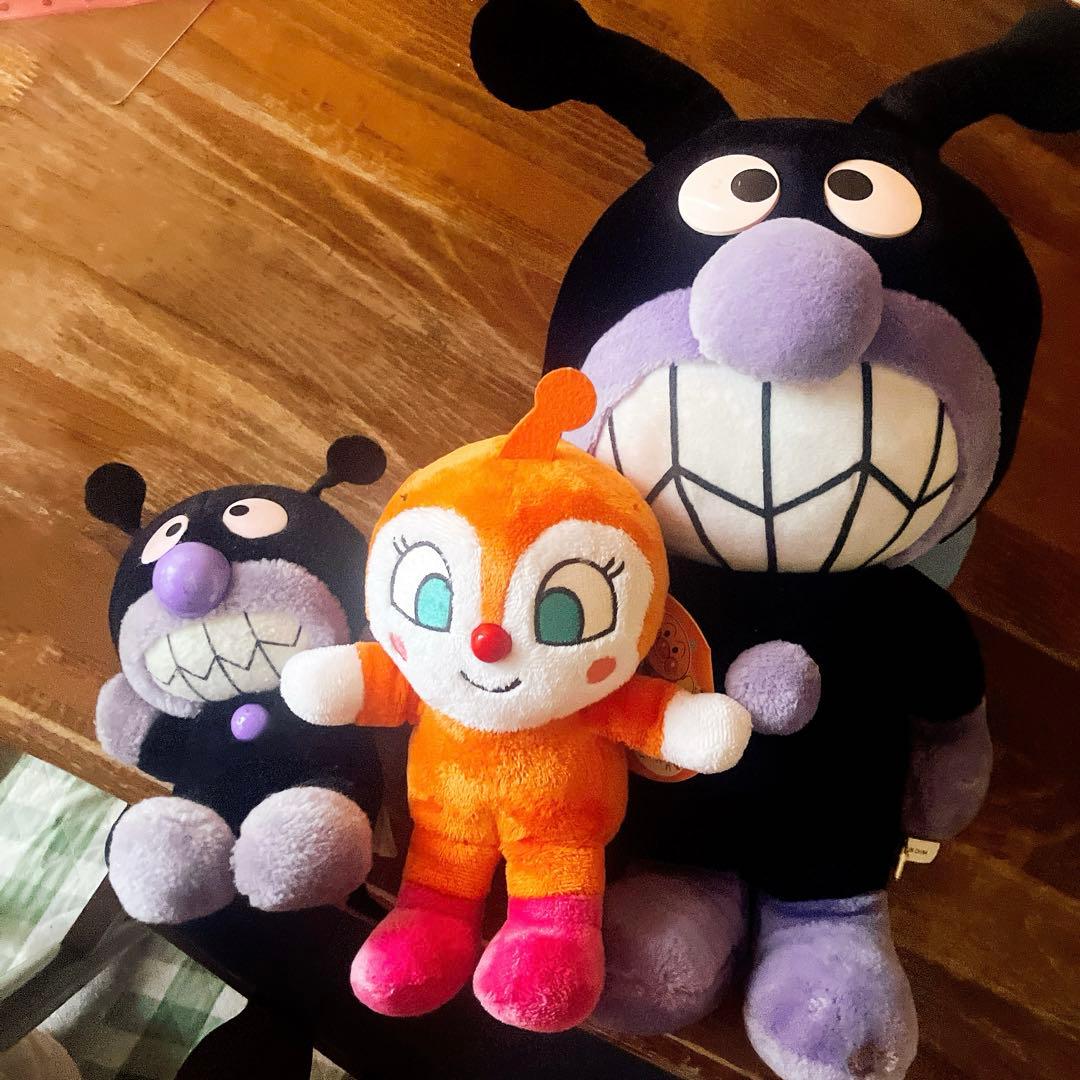 大きめ　ばいきんまん　フレーベル館　やなせたかし　バイキンマン　ぬいぐるみ Amazon | 吉德 アンパンマン 抱き人形ばいきんまん ぬいぐるみ 182681