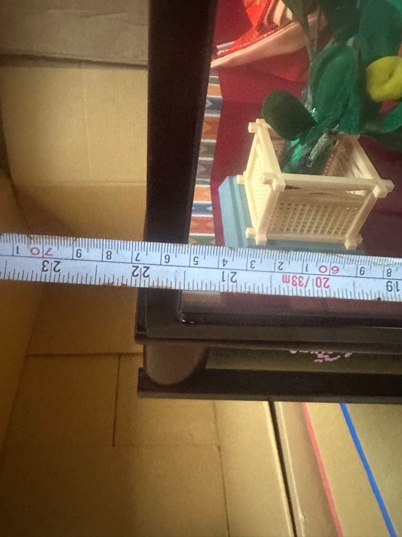 高級ガラスケース入 雛人形 五人飾り 本金調屏風付 伝統美漂う逸品