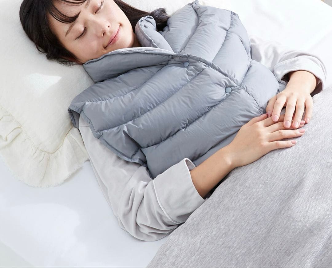 モスコビーリッチダウン ふわふわ軽量であったか 冬ごもりショルダーダウン モスコビーリッチダウン あったか・軽やか レッグウォーマー 冬ごもり