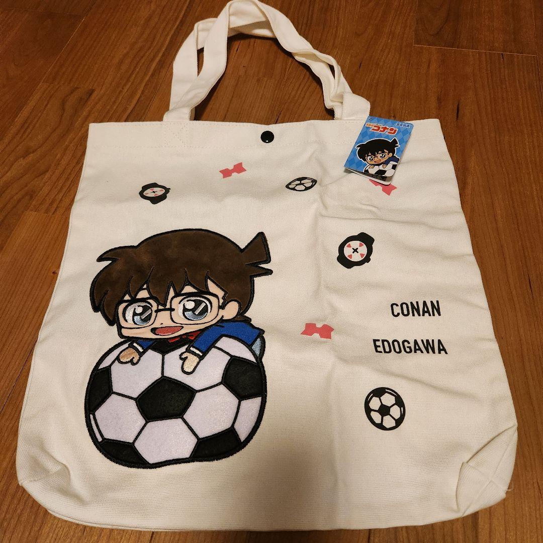 名探偵コナン サッカーデザイン トートバッグ - メルカリ