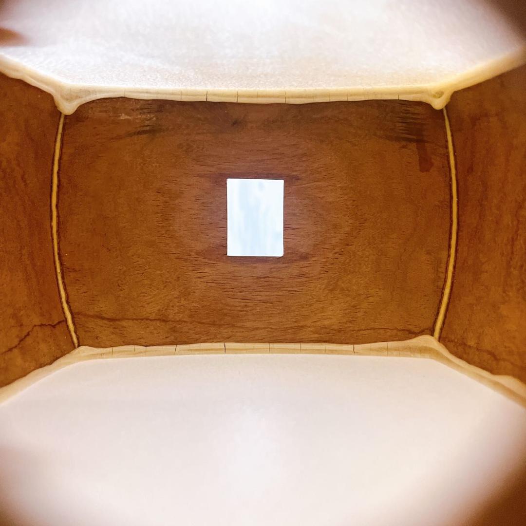 三味線 細棹 丸打胴 動物皮 ハードケース・撥・駒付き 和楽器 皮