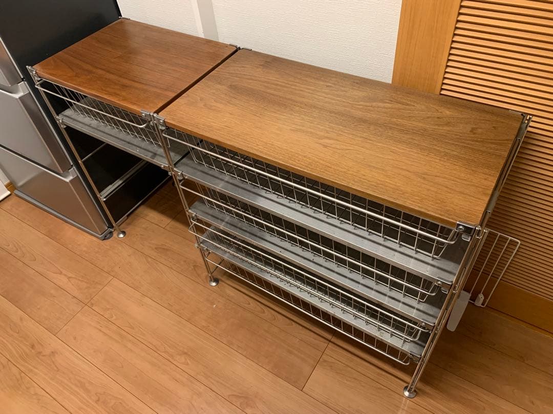 無印良品ステンレスユニットシェルフ ステンレスユニットシェルフ ステンレス棚セット ワイド 小 | 無印良品