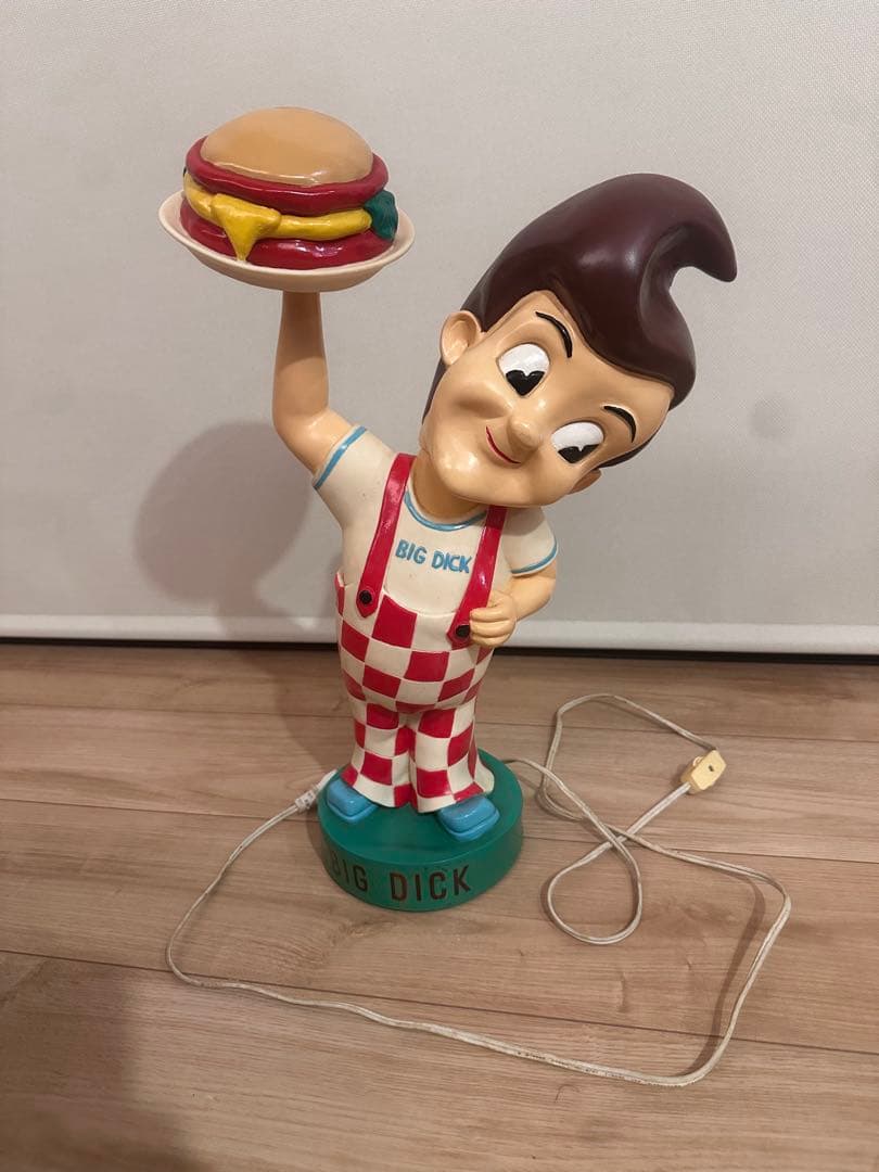 ビンテージBIG BOYオマージュBIG DICK特大スタンドライト照明 ビンテージBIG BOYオマージュBIG DICK特大スタンドライト照明