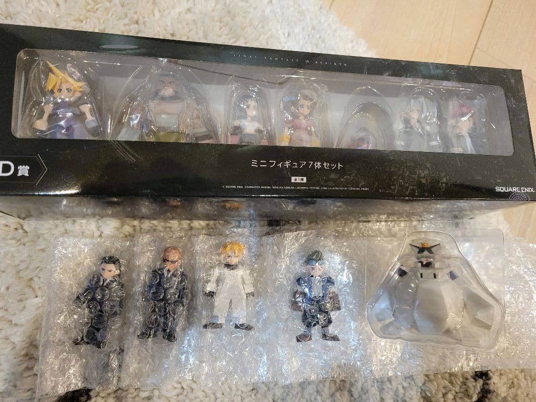 FINAL FANTASY VII REBIRTH発売記念くじ D賞 G賞セット ファイナルファンタジー FINAL FANTASY VII REBIRTH「ミニフィギュア