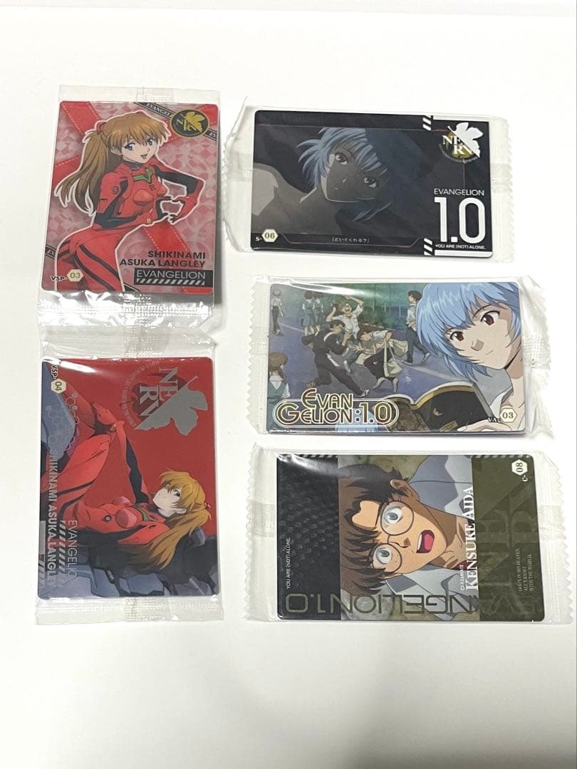 エヴァンゲリオン　2010年　当時もの　カード キットレビュー 1/12 エヴァバイク 零号機＆弐号機 TRICK☆STAR