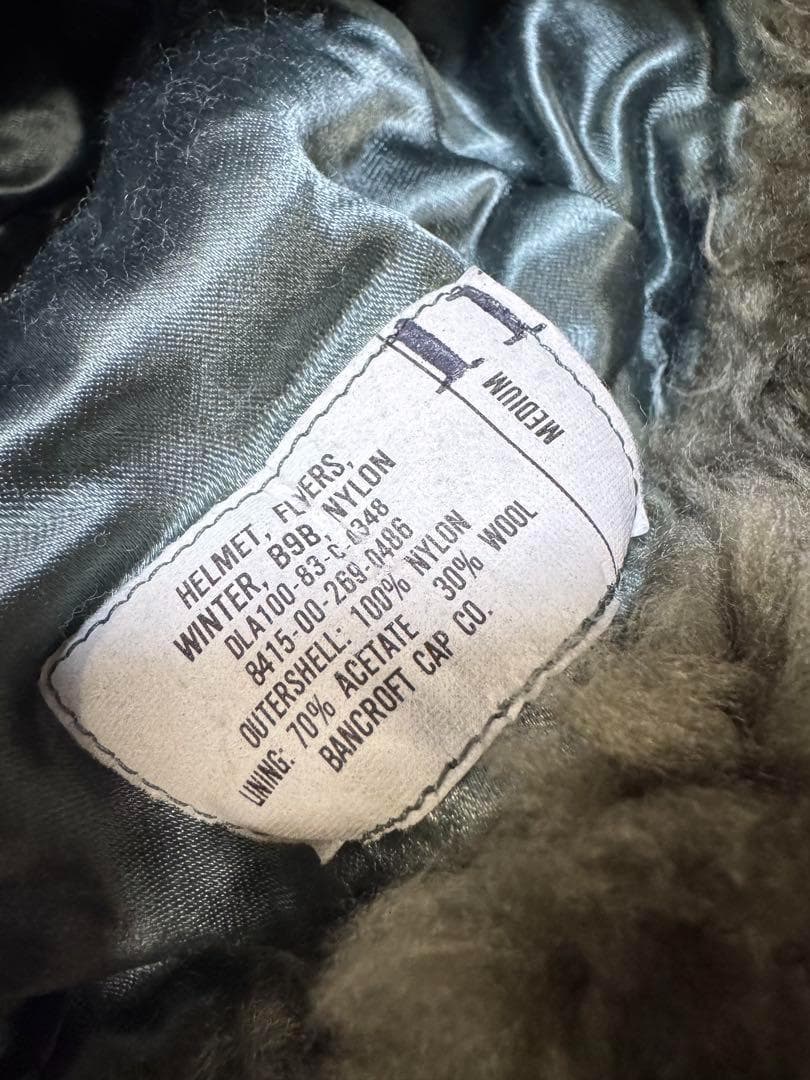 s*f様 米軍 実物 パイロットキャップ B-9B M - メルカリ