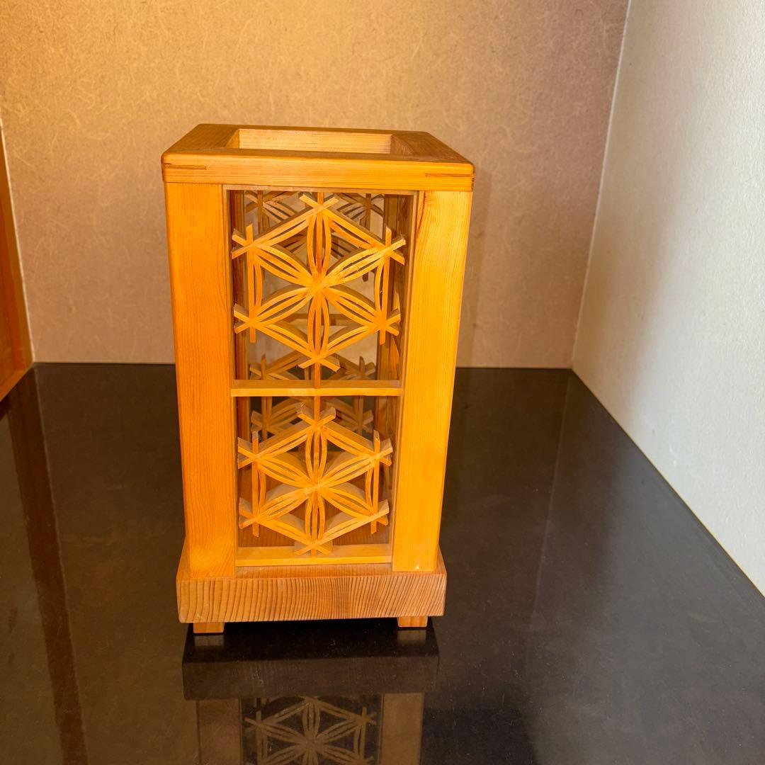 組子細工 建具職人さんと作った 組子細工の六角トレイキット｜Real Stock[リアル