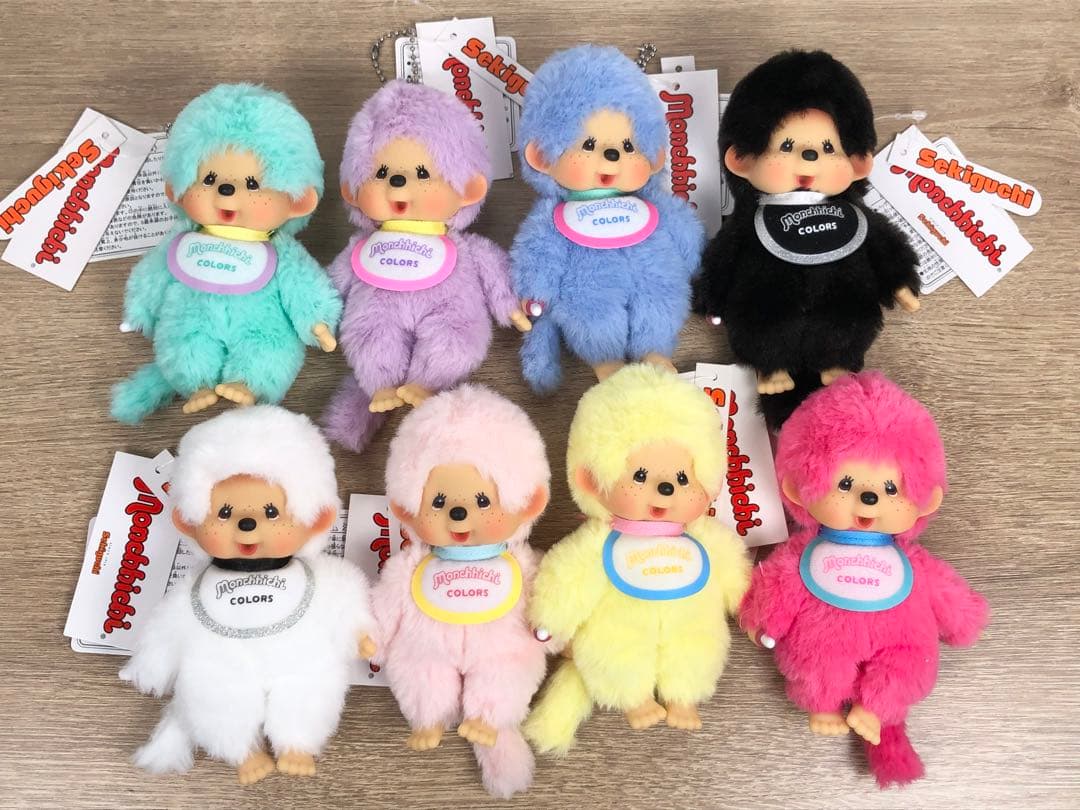モンチッチ COLORS 8色 まとめ キーチェーン マスコット ぬいぐるみ モンチッチ COLORS 8色 まとめ キーチェーン マスコット ぬいぐるみ