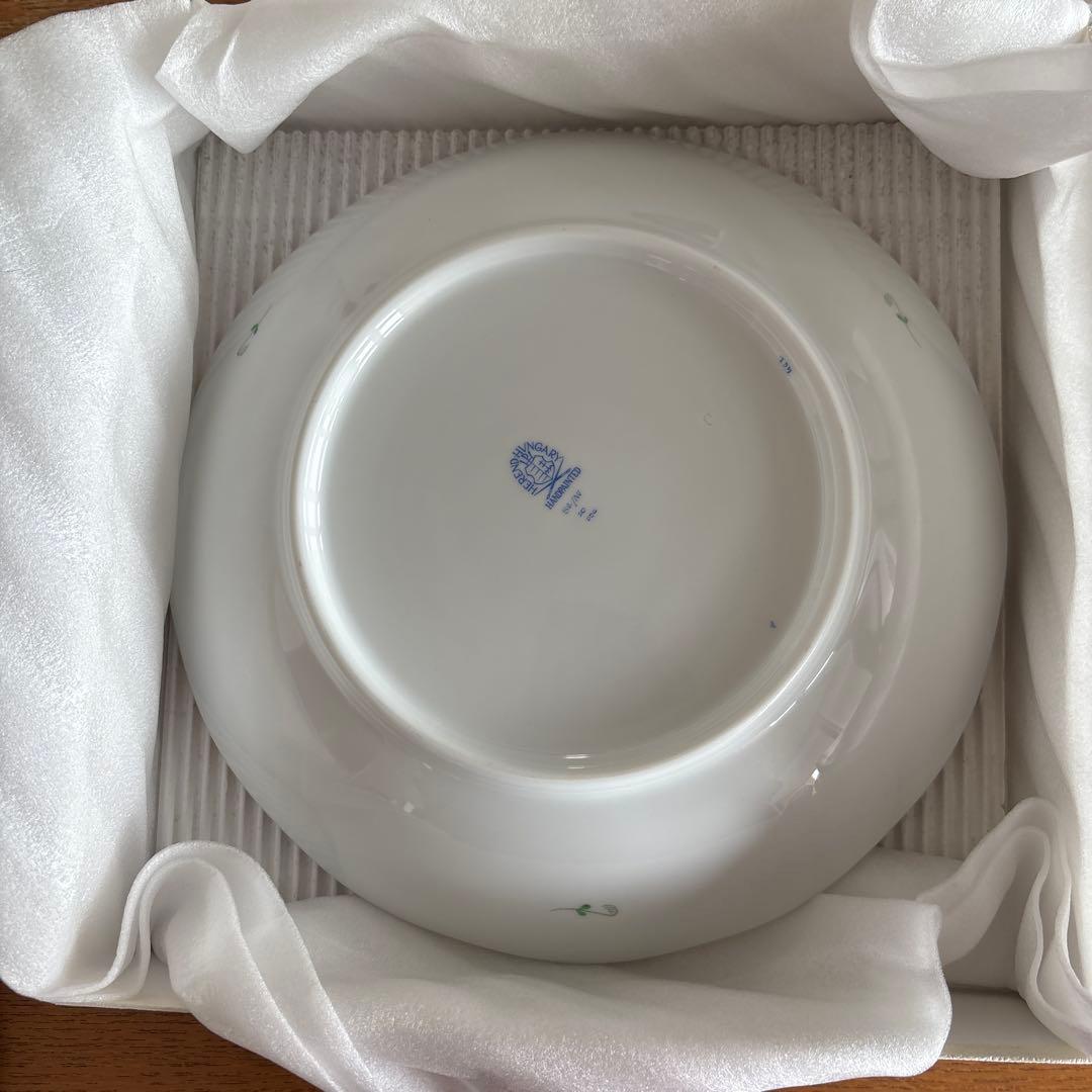 ヘレンド(HEREND) アポニーグリーン ディッシュ 26.5cm プレート