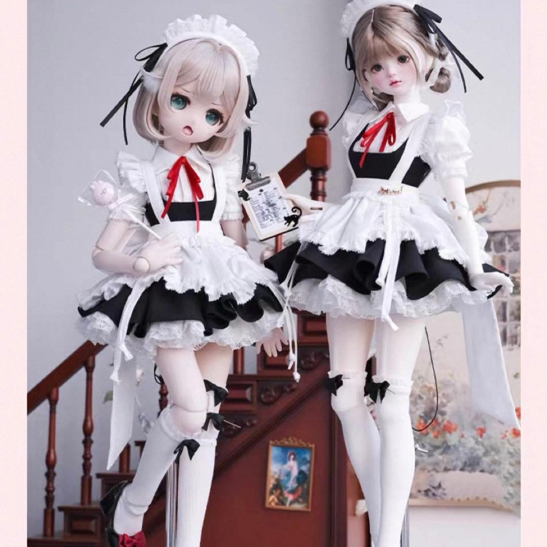 モダンメイド服 ブラック 40cmサイズドール用 MDD MSD bjd 洋服 - メルカリ