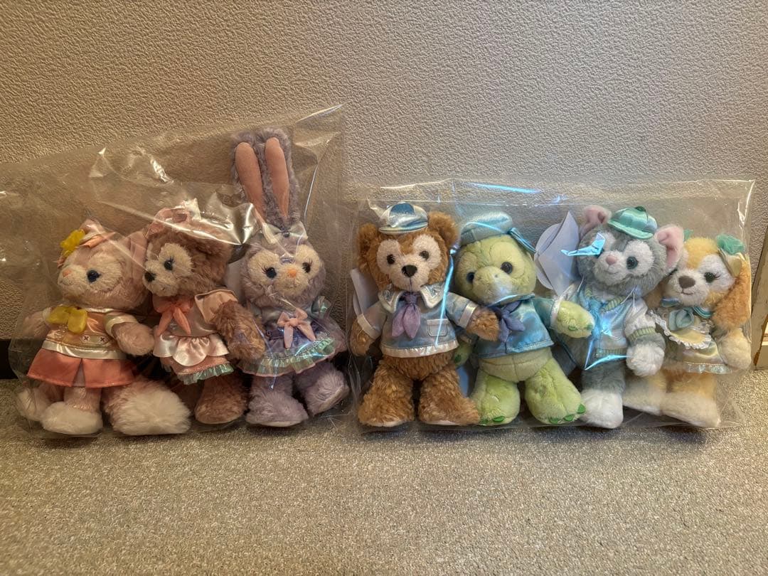 ダッフィー 20周年 カラフルハピネス ポージープラッシー バケパ 限定