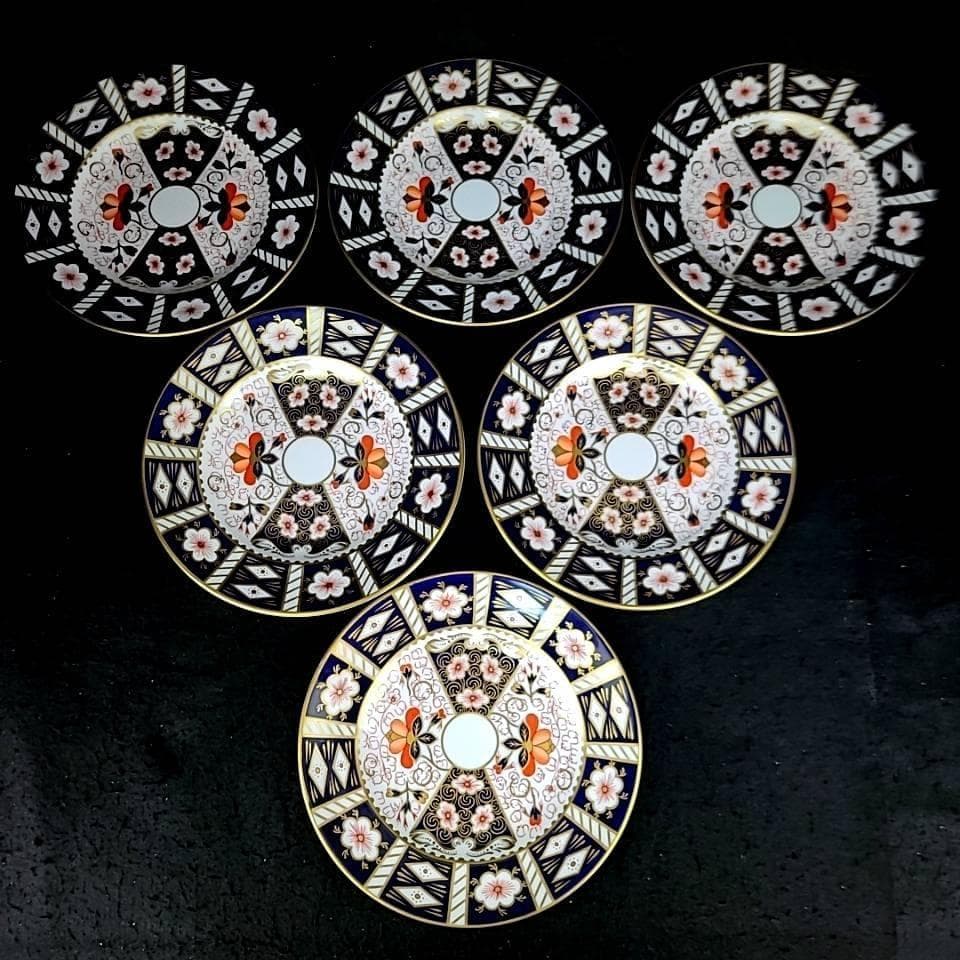 □美品□ロイヤルクラウンダービー オールドイマリ 桜 プレート 6枚 4