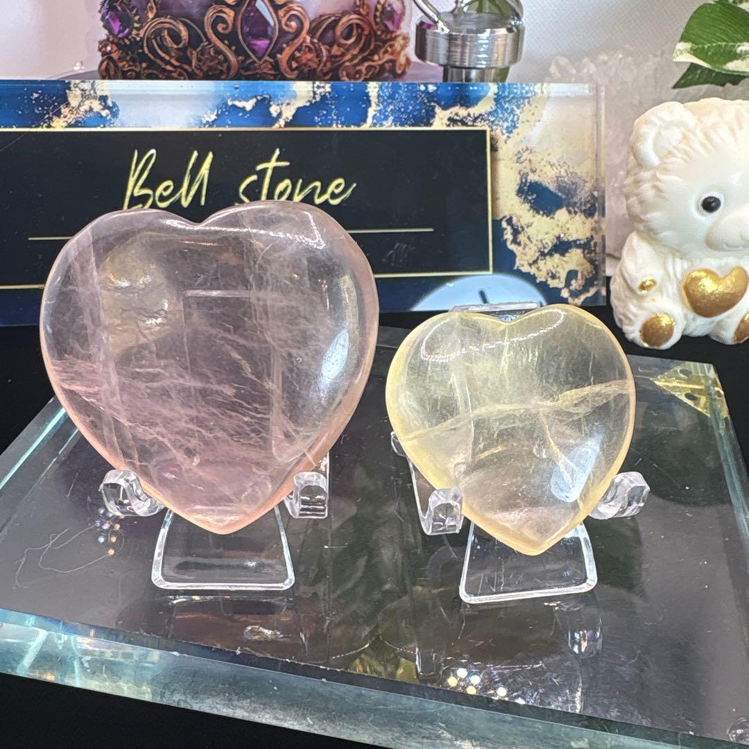 フローライトハート2点セット♡♡No.1138 WORKBRITE 2 – Flyboy Accessories