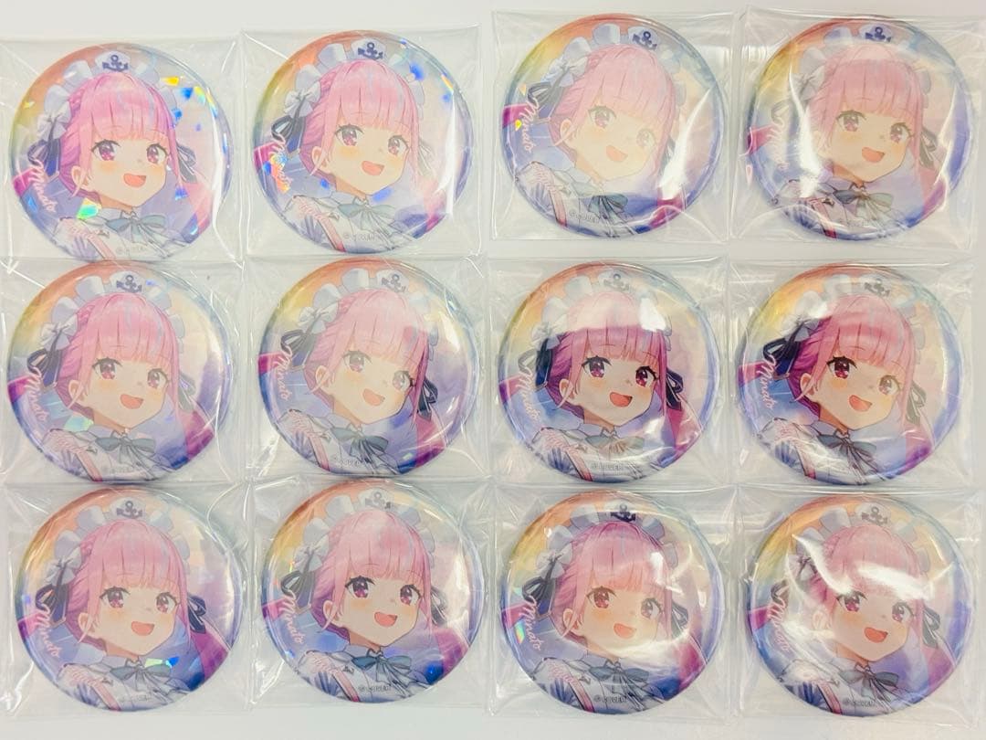 湊あくあ　ホロライブ 5th Fes ホログラム缶バッジ Amazon.co.jp: ホロライブ 湊あくあ スターター 缶バッジ : おもちゃ