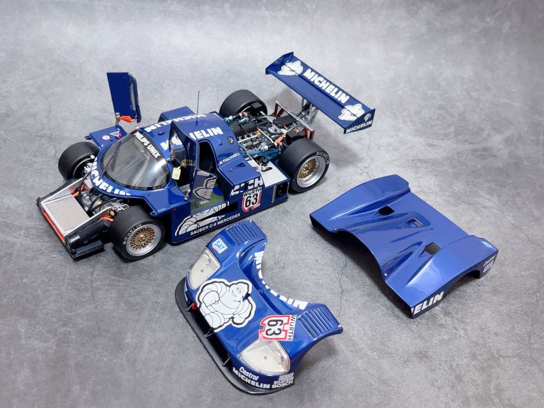 エグゾト 1/18 1987 ザウバー メルセデス ベンツ C9 エグゾト 1/18 モデルカー 1987 ザウバー メルセデス ベンツ C9 の通販