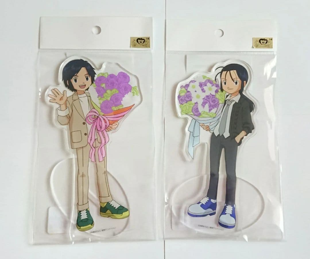 新品未開封 デジモンフロンティア アクリルスタンド 源輝二 木村輝一 東京駅 デジモンフロンティア_キャラクリアケース03/源輝二＆柴山純平＆木村輝