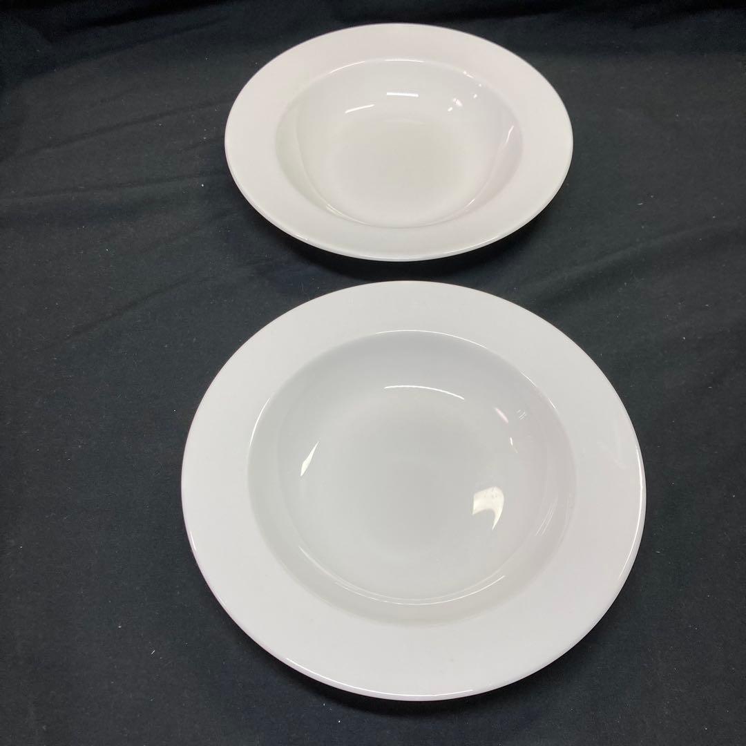 《ウエッジウッド》パスタプレート ホワイトコノート 6枚