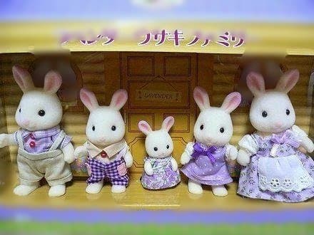 シルバニアファミリー ラベンダーウサギファミリー シルバニア ラベンダーウサギファミリー | Teeny Weeny Club