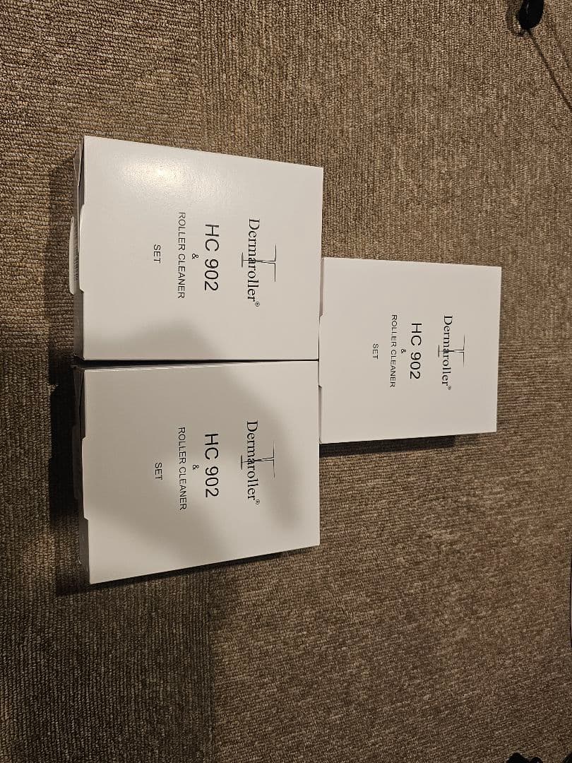 【新品未開封】ダーマローラー HC902/ローラークリーナーセット 正規品　3個 ダーマローラーHC902（専用クリーナーセット）[Dermaroller GmbH 正規