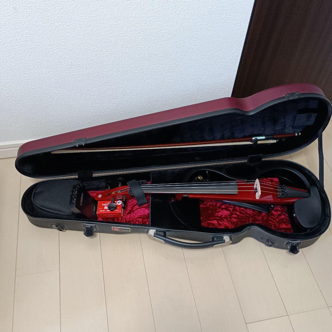 ヤマハサイレントバイオリンYSV104 赤色 ハードケース付き - メルカリ