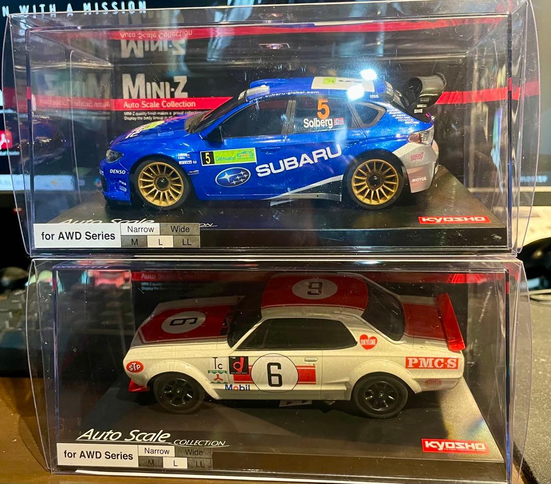 京商　ミニッツ　スカイラインGT-R インプレッサWRC KYOSHO MINI-Z オートスケールコレクション インプレッサWRX STI
