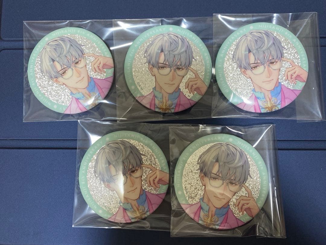 にじさんじ 8周年 一橋綾人 缶バッジ 5点セット - メルカリ