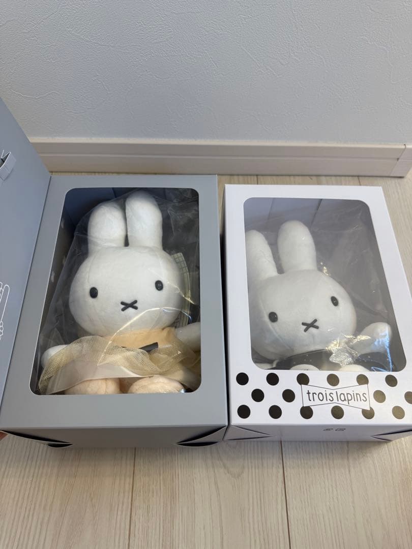 ミッフィー　トロワラパン　ぬいぐるみ　完売品 完売品 troislapins トロワラパン ミッフィー ぬいぐるみ BOXセット