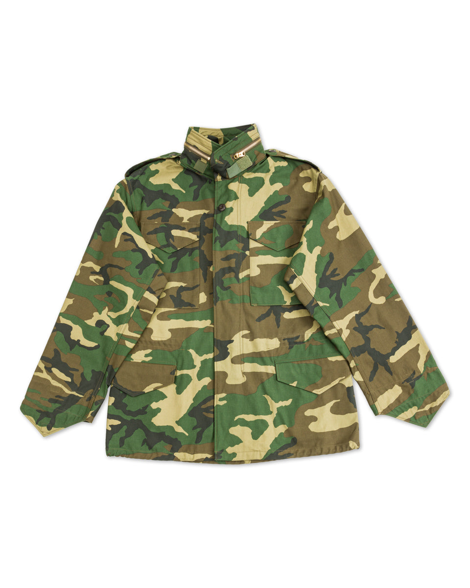 The Real McCoy's Coat, Man's, Field, M-65 / Woodland Pattern