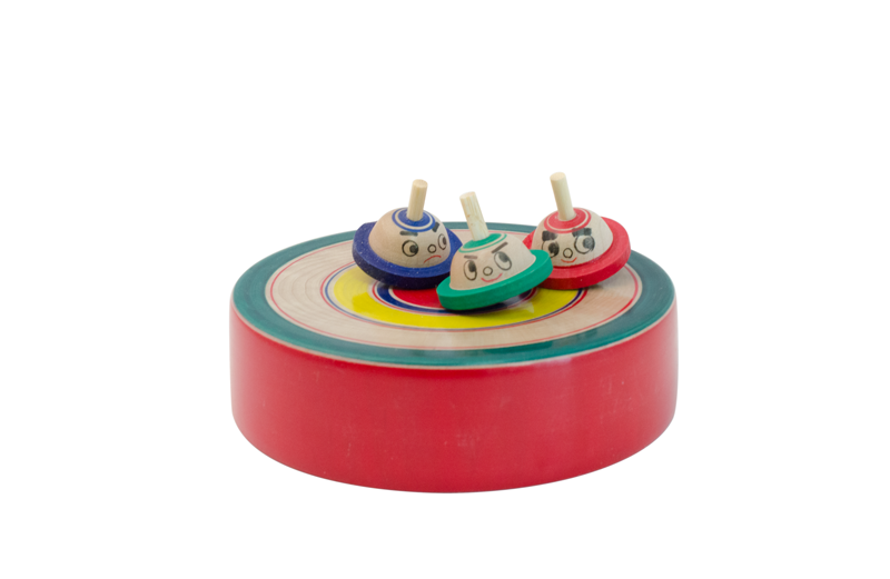 独楽 伝統玩具】けんかこま【木地】【伊達な木地屋】 / STARRY