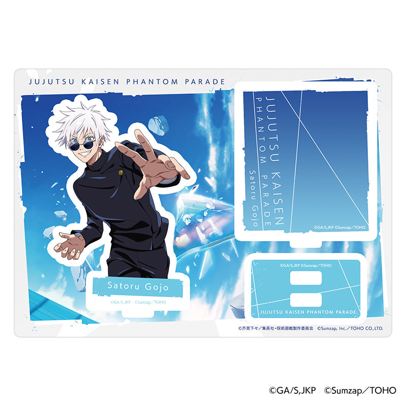 呪術廻戦 ファンパレくじ A賞 五条悟 アクリルスタンド 缶バッジ E賞 B C